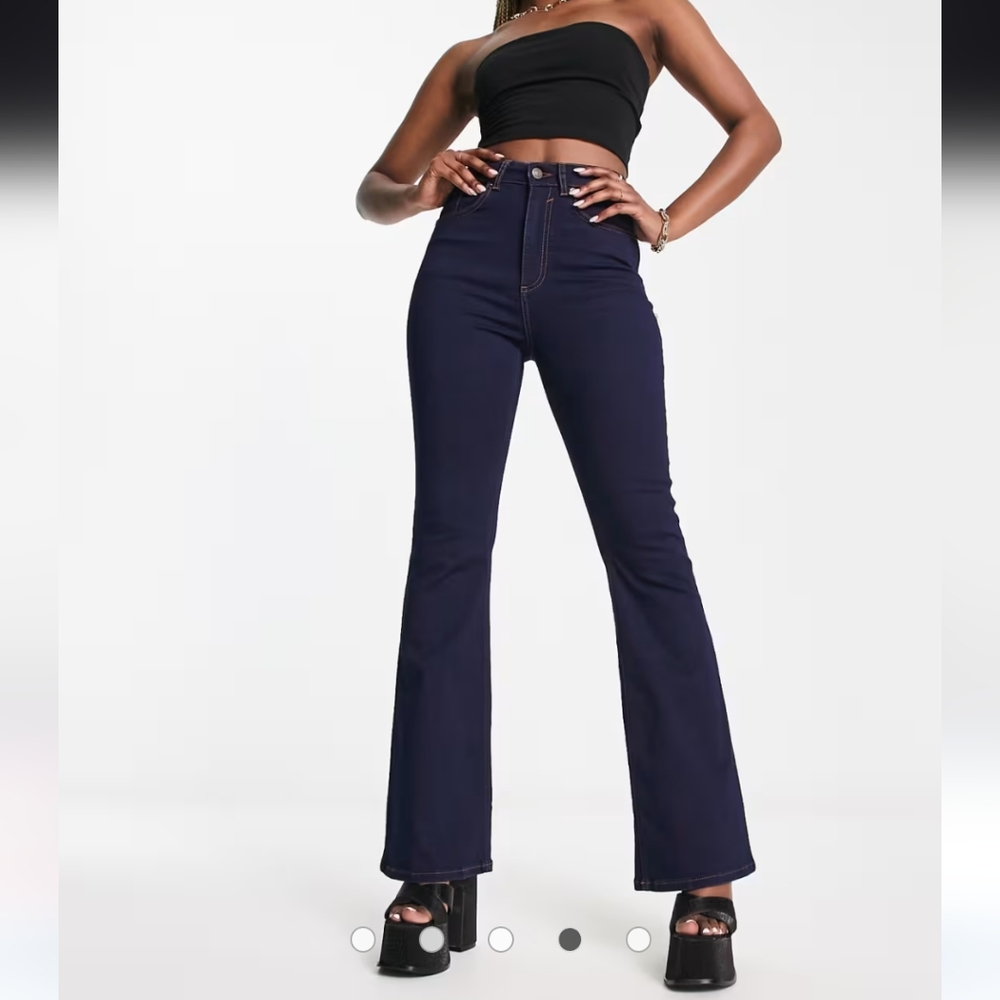 High-Waisted Flare Jeans